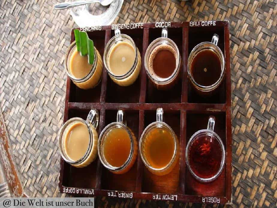 verschieden Kaffeesorten