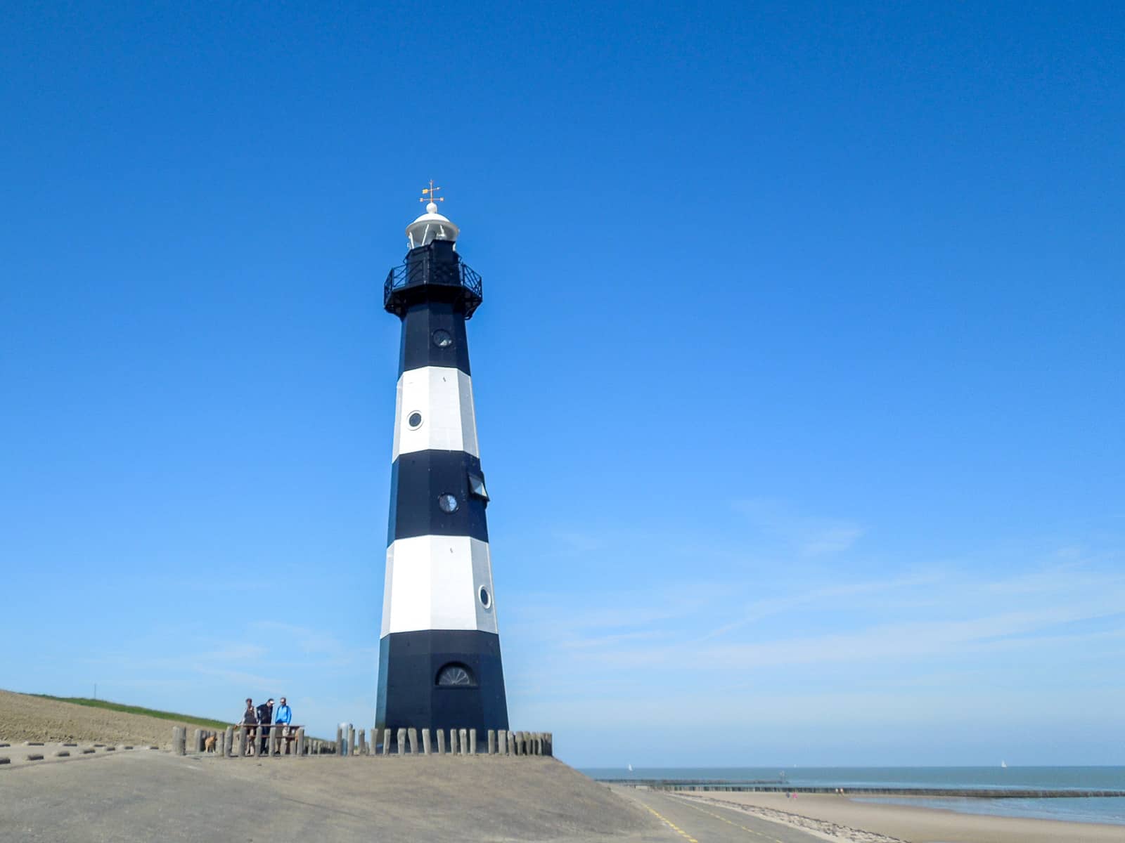 Leuchtturm Breskens an der Nordsee Groede Provinz Zeeland