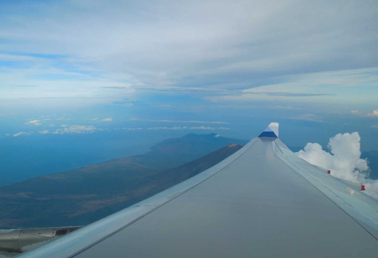 Flug nach Bali