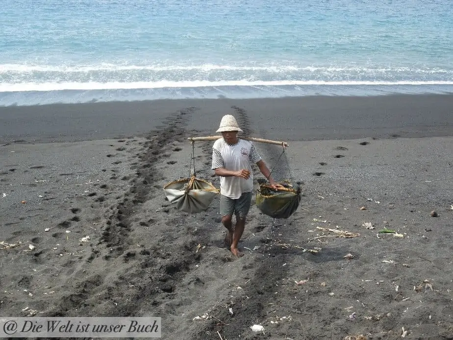 Meersalzgewinnung auf Bali